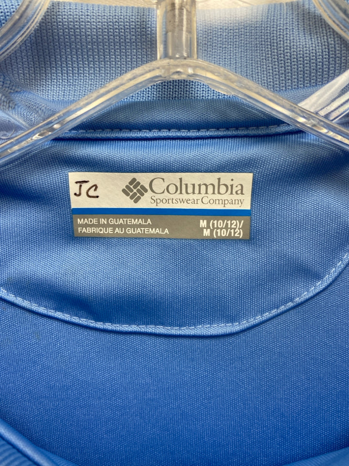 Columbia SIZE 10/12 Powder Blue Polo Boy&