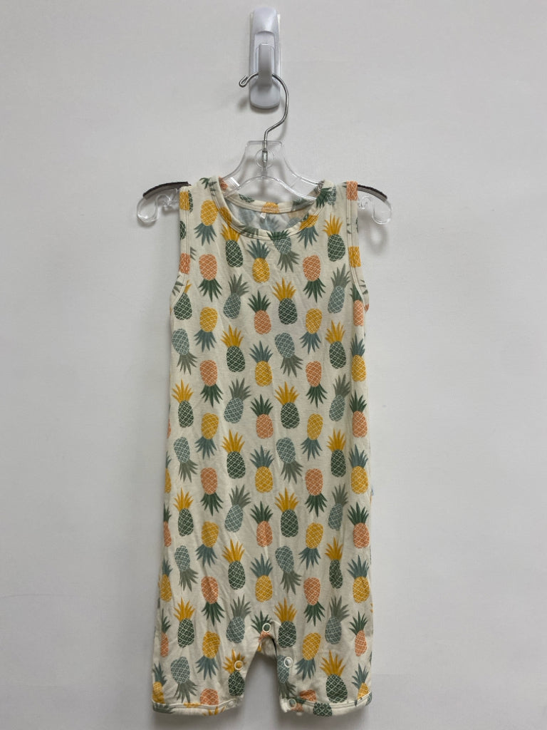 SIZE 18-24M White Multi Color Pineapple(s) Girl&
