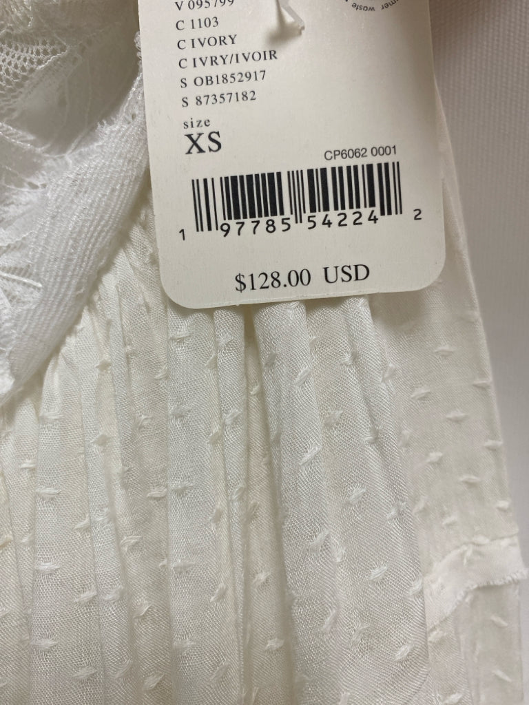 NWT Free People Size XS White Lace Ladies Romper