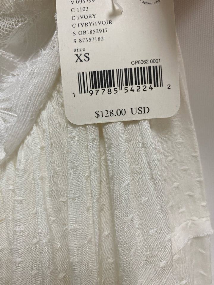NWT Free People Size XS White Lace Ladies Romper