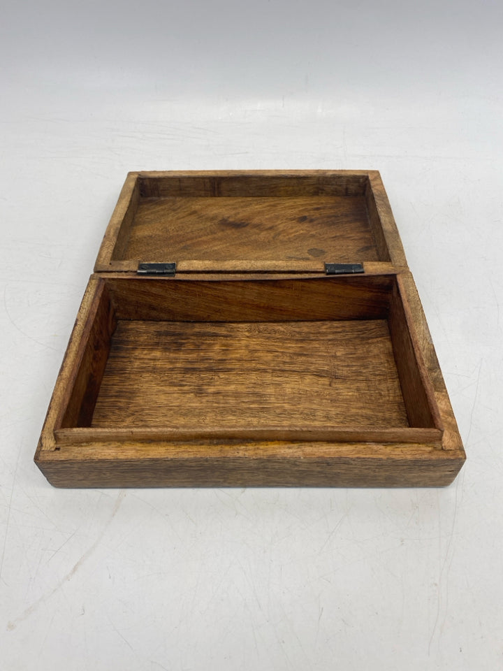 Brown Owl Wood Box
