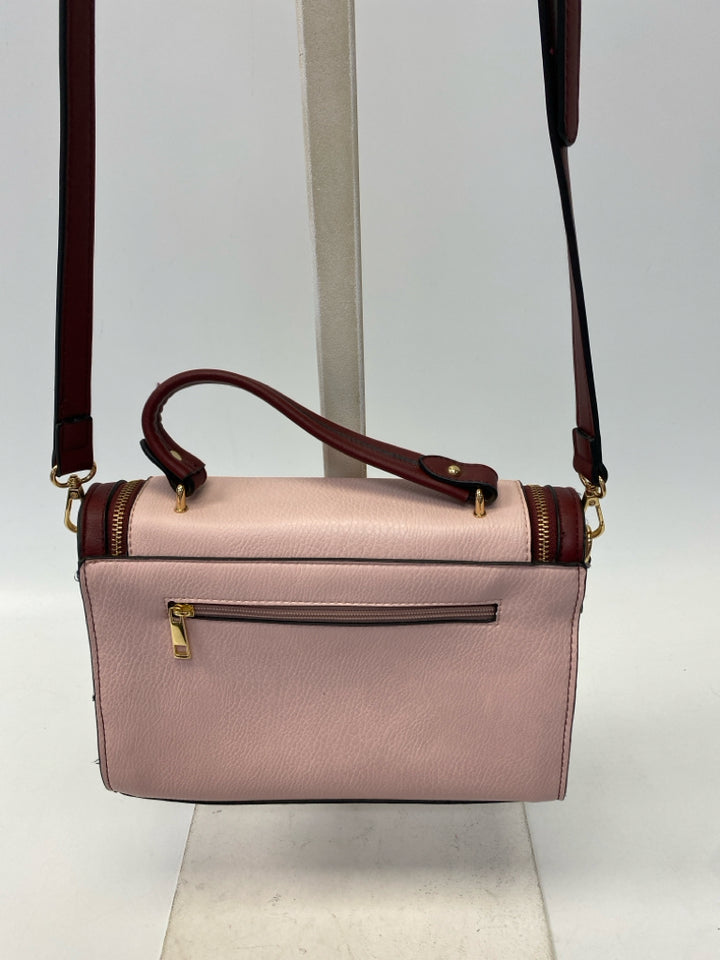 Mia K. Collection Pink Burgundy Handbag