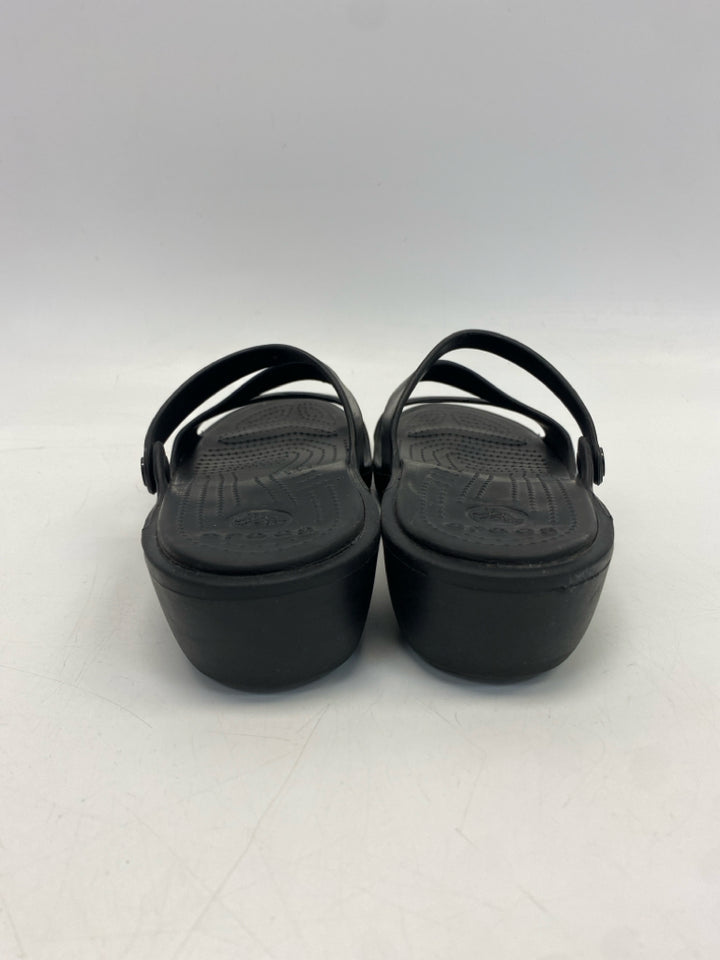 Crocs  Size 10 Black Sandals