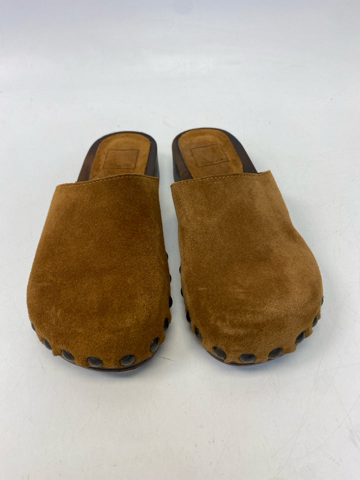 Dolce Vita EU Shoe Size 39 Tan Suede Clogs