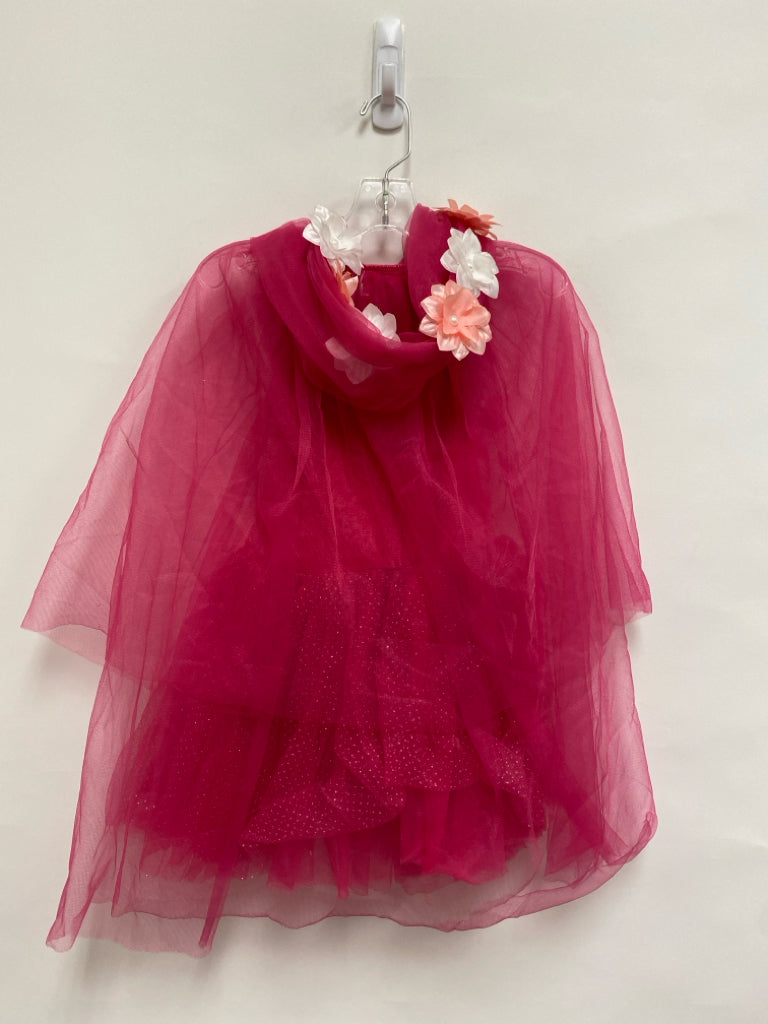 SIZE S Hot Pink Cape Tulle Girl&