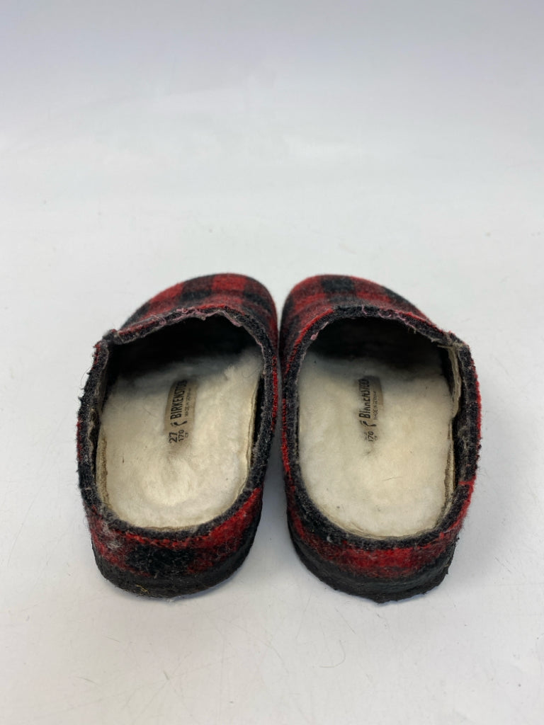 Birkenstock SIZE 9 Red/Black Checkered Girl&