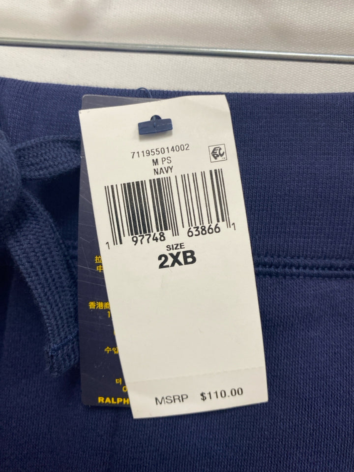 NWT Polo Size 2X Navy Pull-on Men&