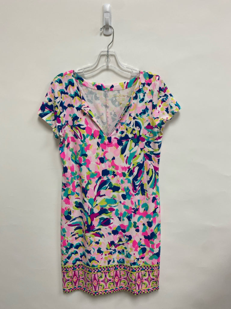 LILLY PULITZER Size S White Pink/Blue Ladies Dress