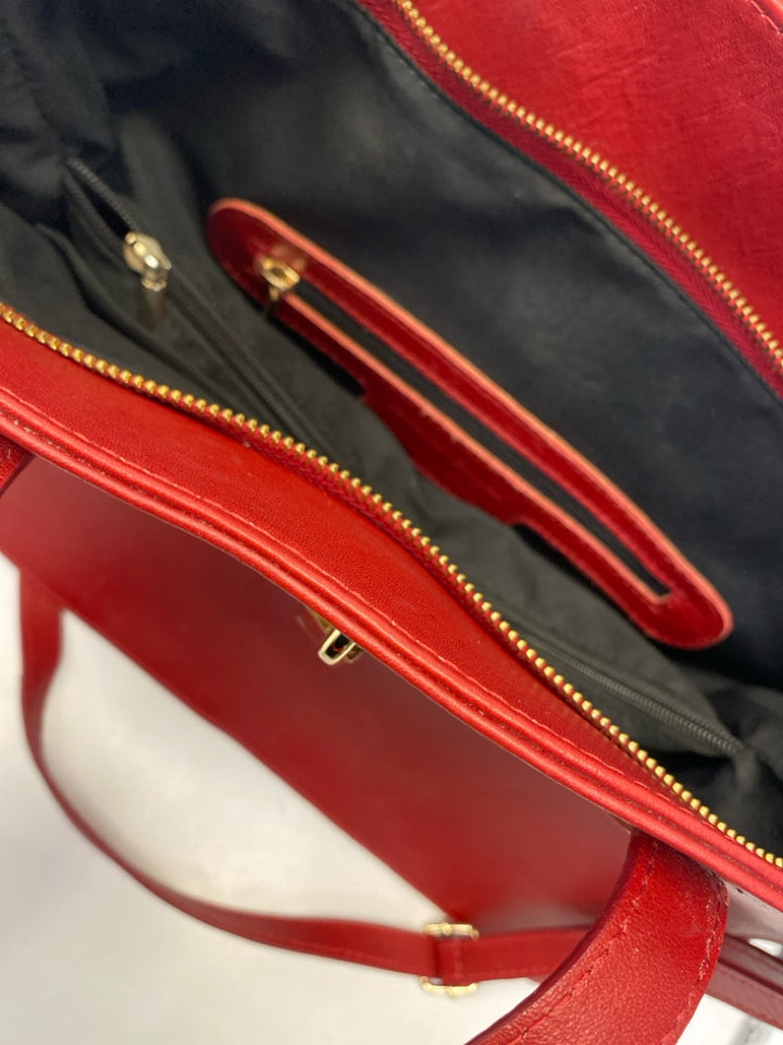 Red Gold Accent(s) Handbag