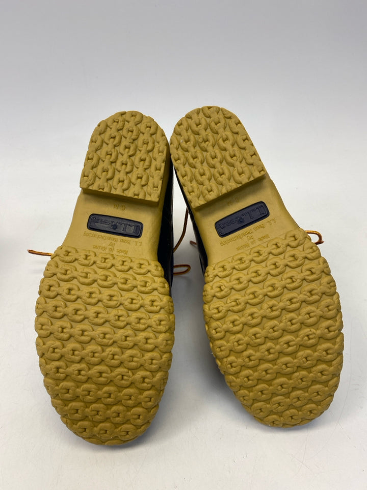 NWOT L L Bean US Shoe Size 7 Blue Caramel Lace-up Boots