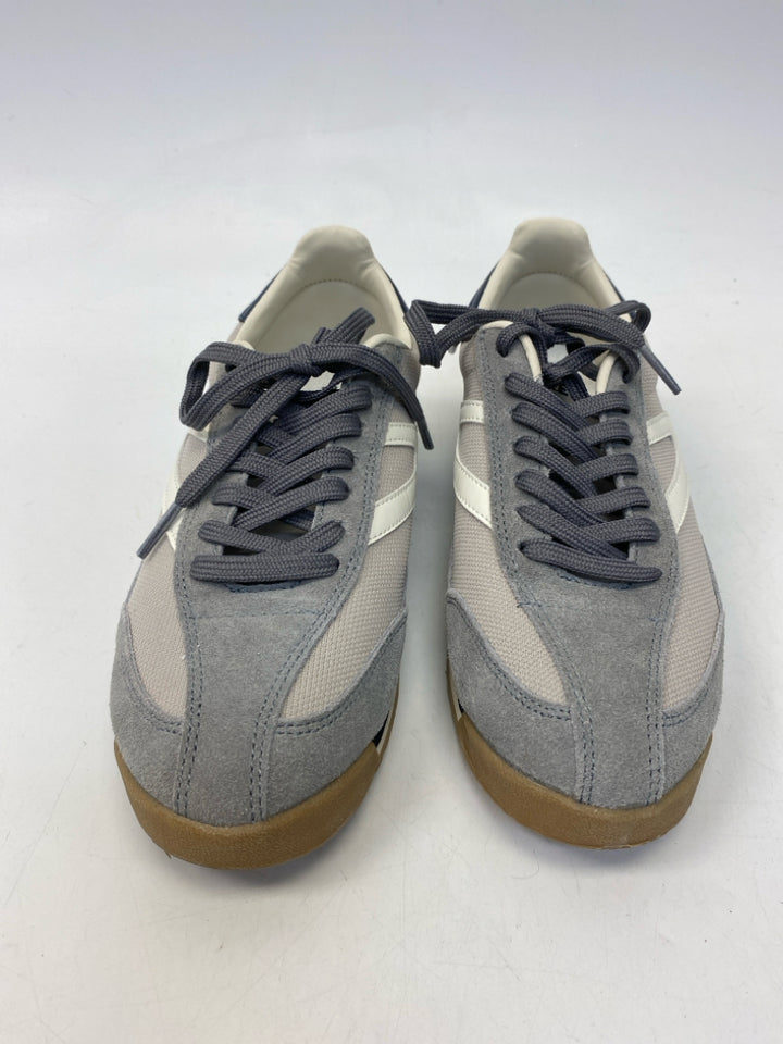 Tretorn US Shoe Size 6 Gray White/Navy Lace-up Sneakers