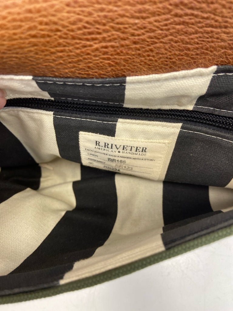 Brown Dark Olive Crossbody
