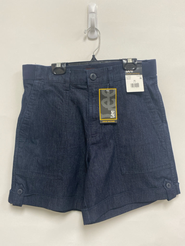 NWT Lee Size 10 Navy Ladies Shorts