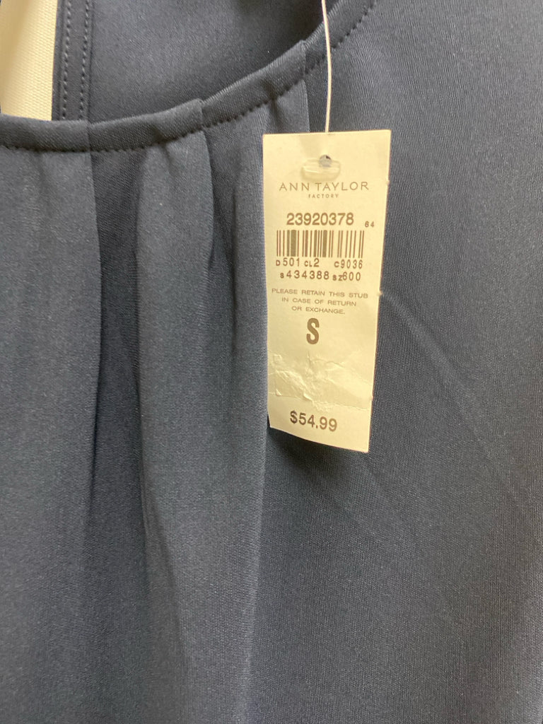 NWT Ann Taylor Size S Navy Sleeveless Ladies Top