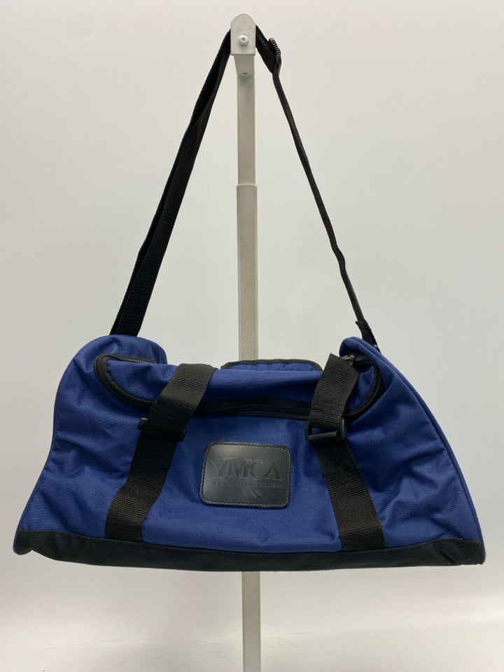 Navy Black Duffle Bag