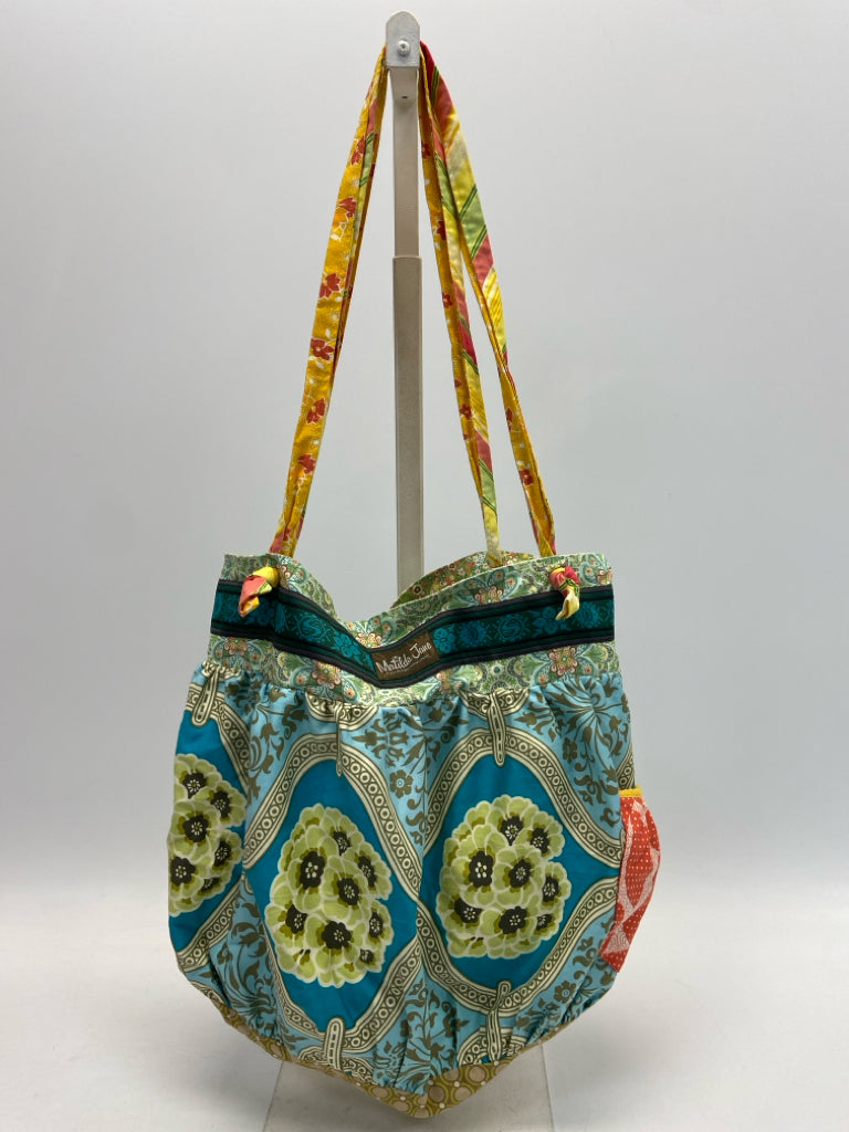 Matilda Jane Multi-Color Floral Fabric Tote Bag