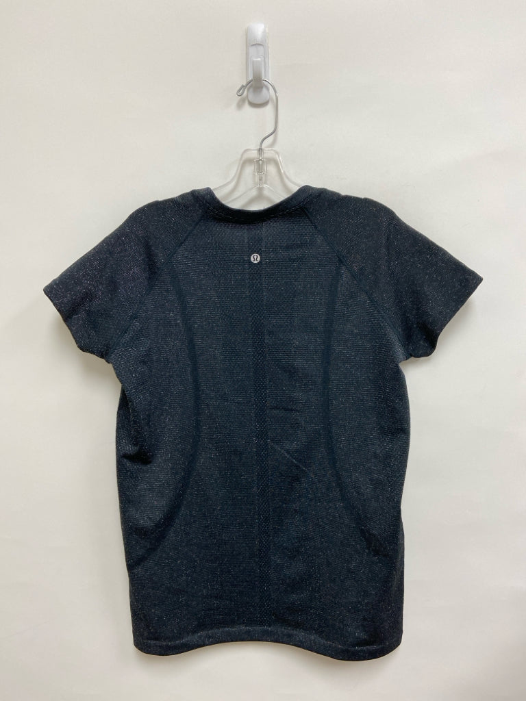 Lululemon Size M Black Multi Color Glitter Athletic Top