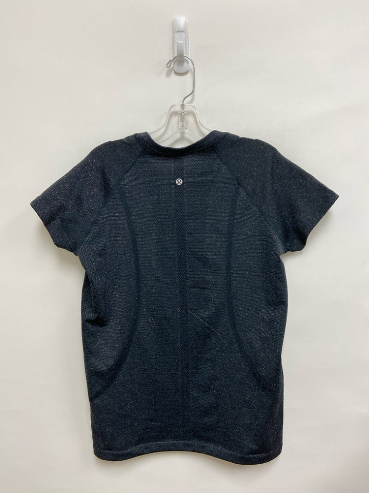 Lululemon Size M Black Multi Color Glitter Athletic Top