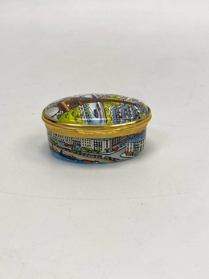 Halycon Days Tiffany &amp; Co Eiffel Tower Trinket Box