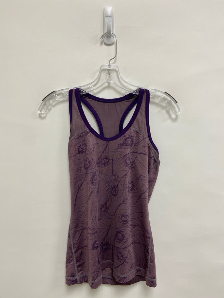Lululemon Size 8 Dusty Purple Feathers Tank Athletic Top