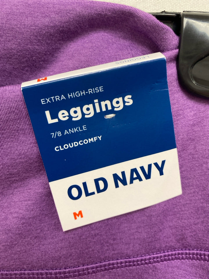 NWT Old Navy Size M Purple Ladies Leggings