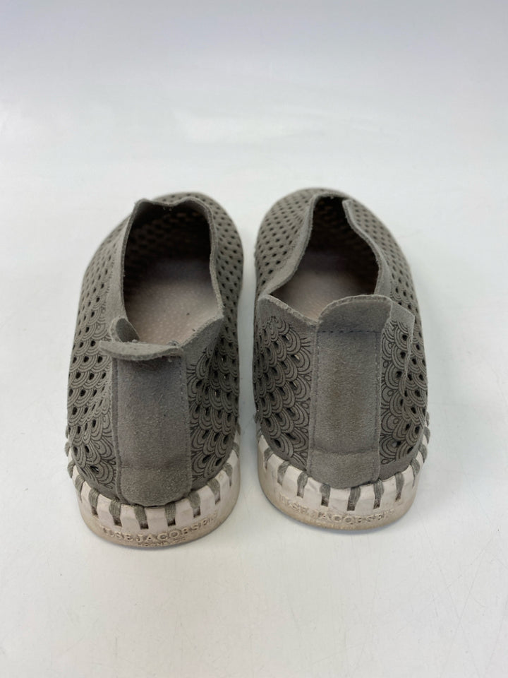 Ilse Jacobsen Hornbaek  Size 38 Taupe Perforated Sneakers