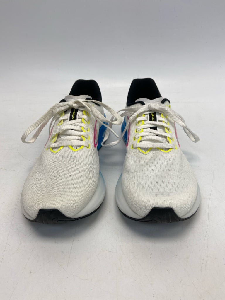 NWOT Brooks  Size 8.5 White Pink/Blue Lace-up Sneakers