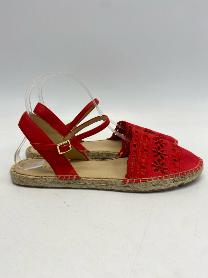 Talbots  Size 8.5 Red Sandals