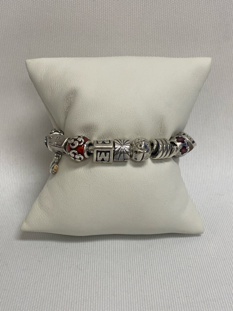 Pandora Silver Multi Color Bracelet
