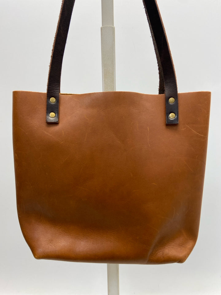 Portland Leather Goods Brown Leather Handbag