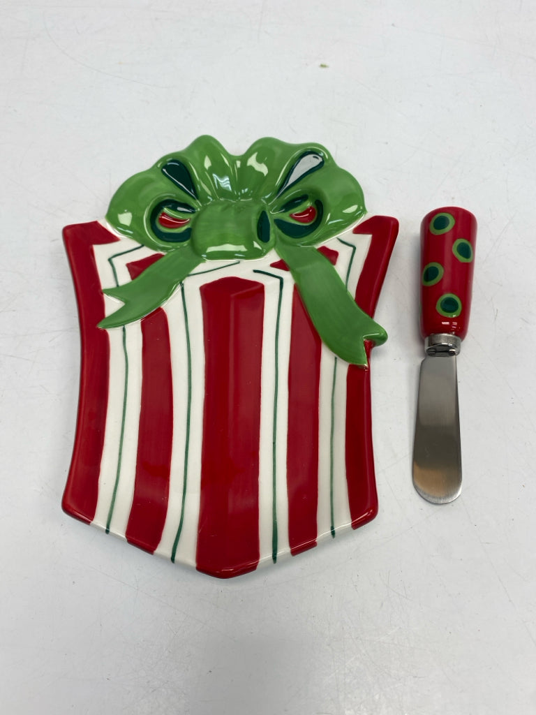 Fitz/Floyd Red White/Green Christmas