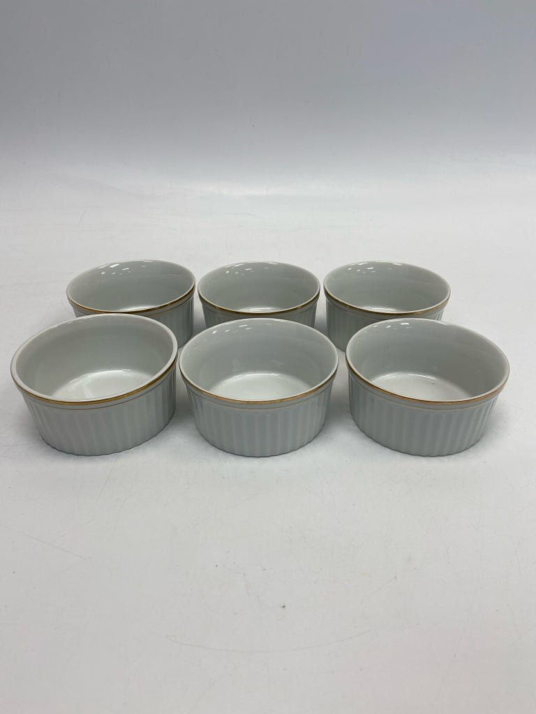 Andrea/Sadek White Gold Trimmed Bakeware