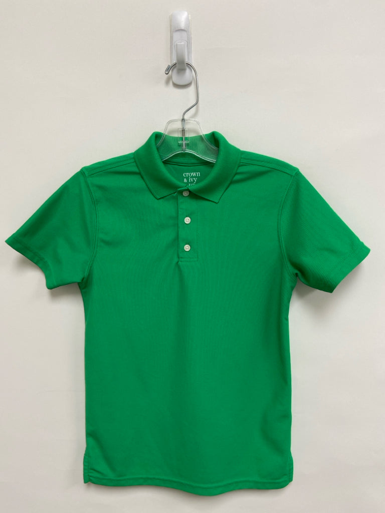 Crown &amp; Ivy SIZE S Green Polo Boy&