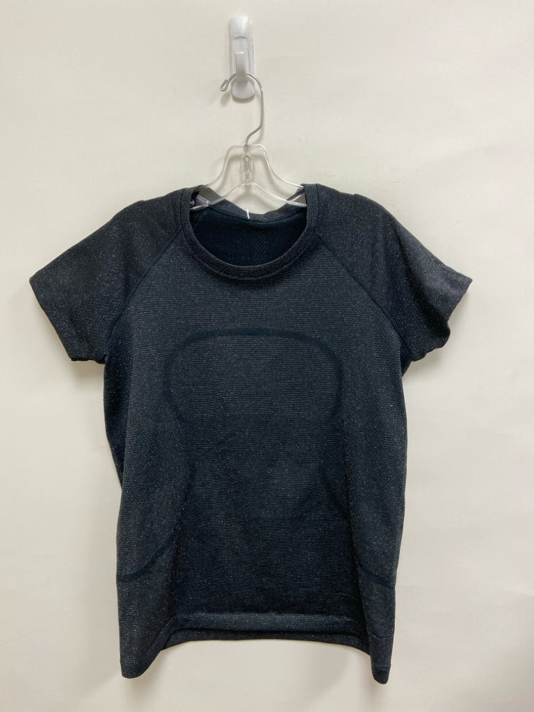 Lululemon Size M Black Multi Color Glitter Athletic Top