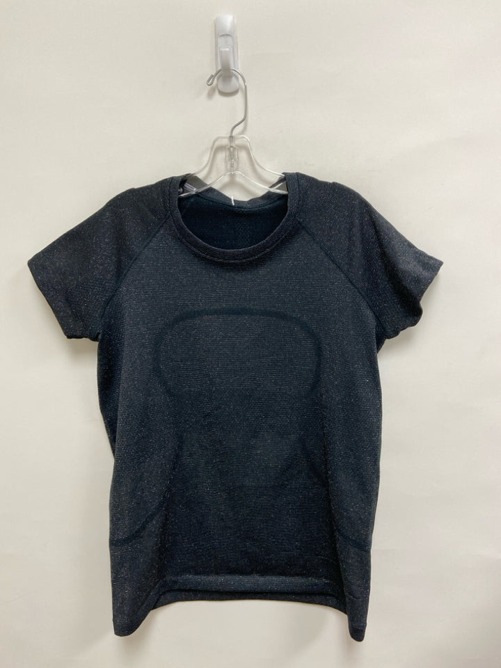 Lululemon Size M Black Multi Color Glitter Athletic Top