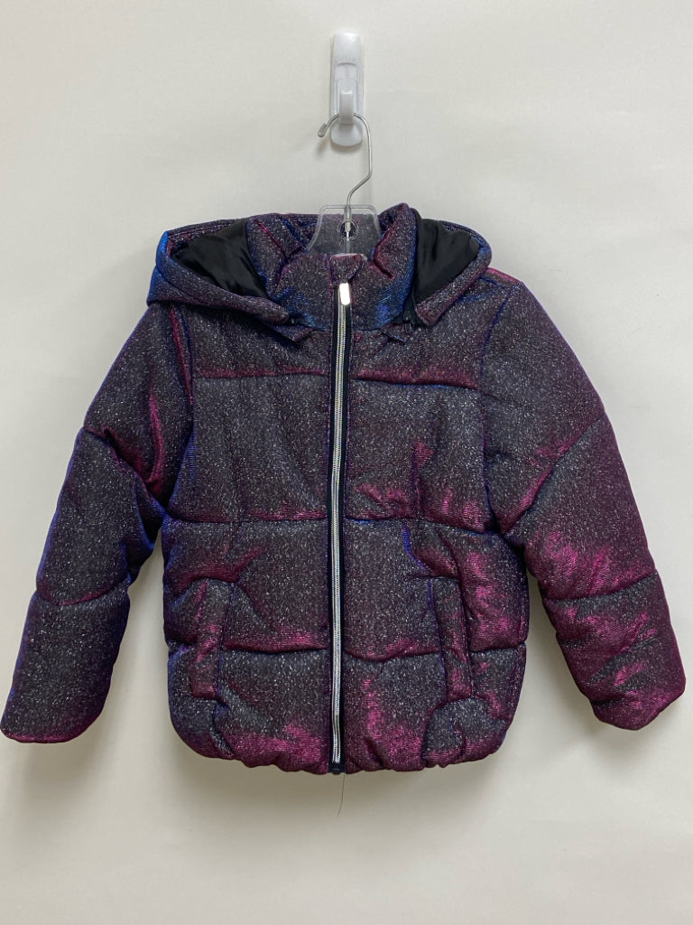SIZE 7 Pink/Purple Iridescent Sparkle Puffer Girl&