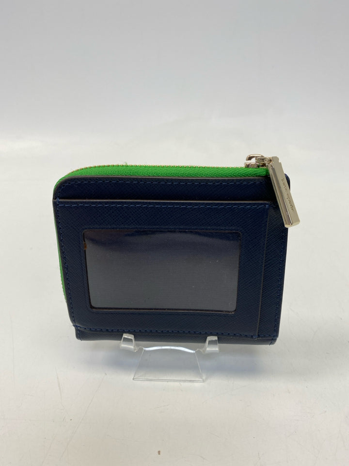 Kate Spade Cream/Navy Green Wallet