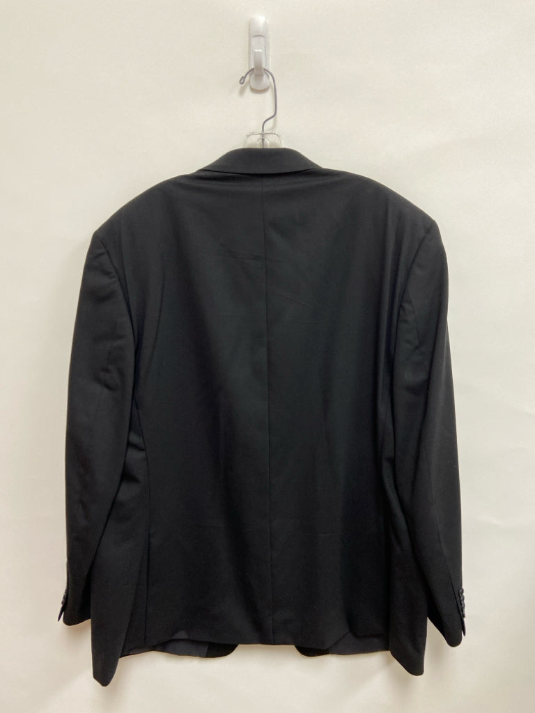 Calvin Klein Size 50L Black Wool Blend Men&