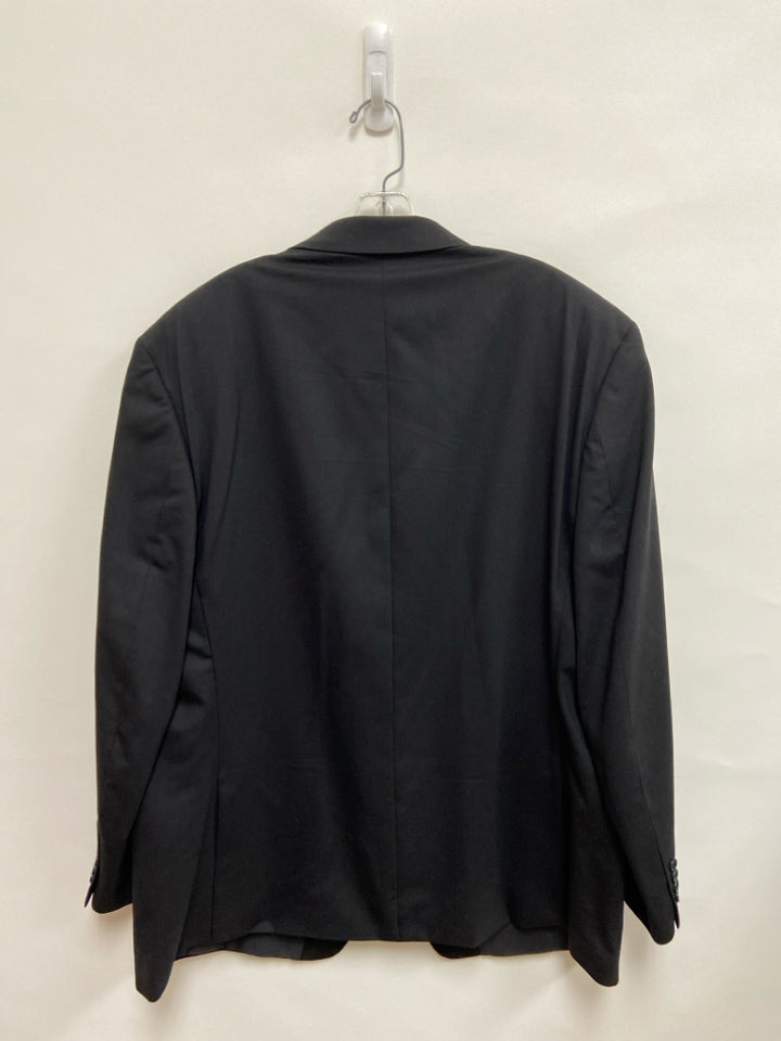 Calvin Klein Size 50L Black Wool Blend Men&