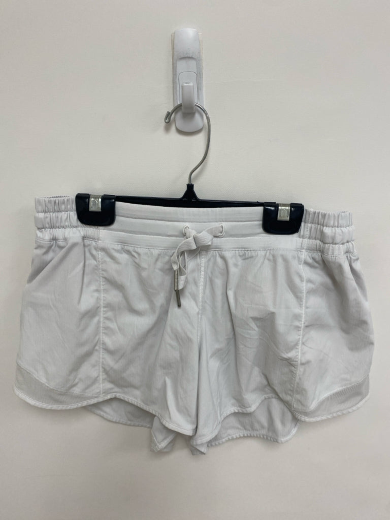 Lululemon Size 10 White Athletic Shorts