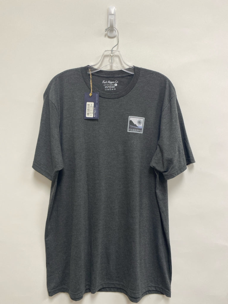 NWT Fish Hippie Size XL Dark Gray Logo Men&