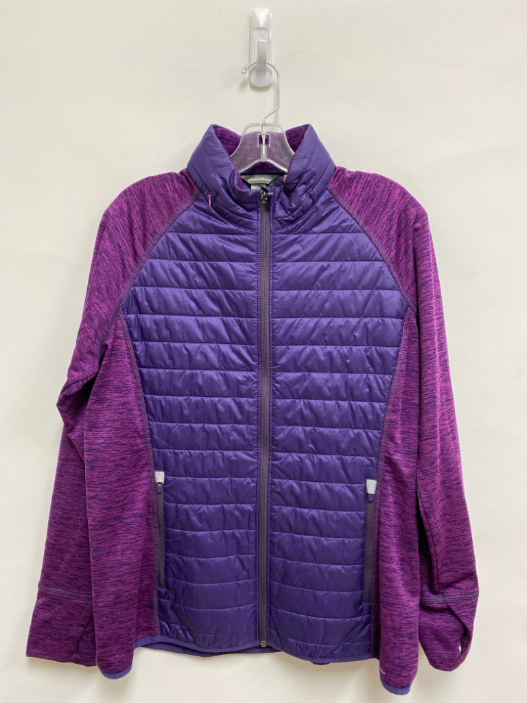 Eddie Bauer Size XL Purple Zip Down Ladies Jacket