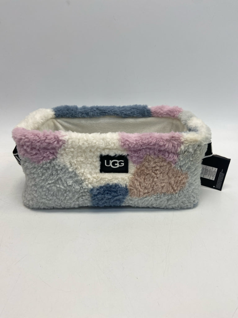 NWT UGG Multi Color Fuzzy Basket