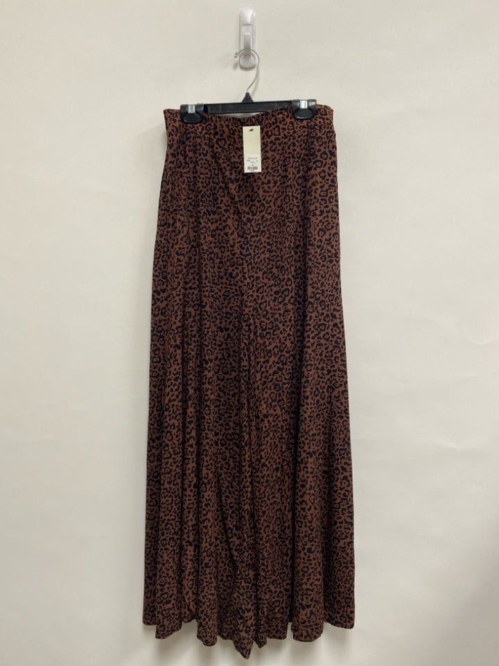 NWT Blue Bird Size M Brown Black Animal Print Ladies Pants