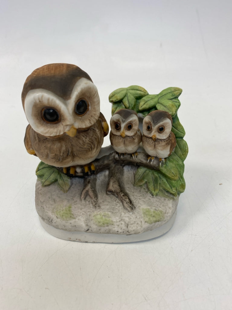 Brown Birds Figurine