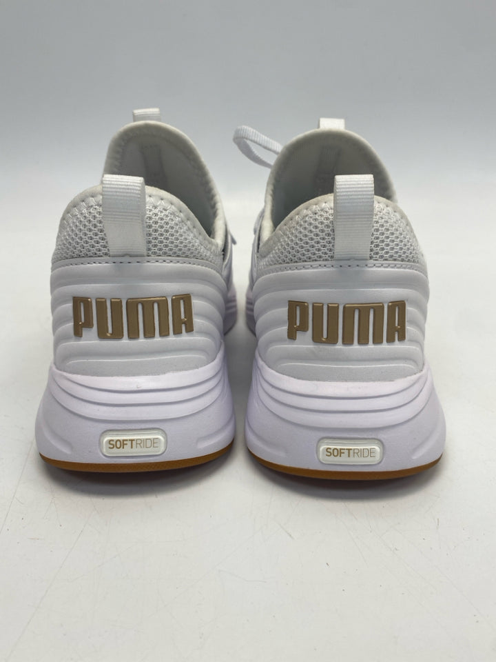 NWOT Puma  Size 7 White Lace-up Sneakers
