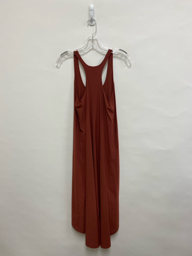 Athleta Size XS Dark Terra Cotta Sleeveless Ladies Dress