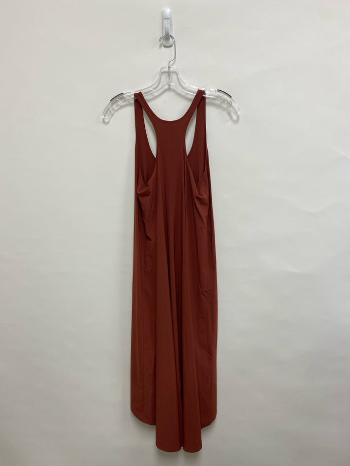 Athleta Size XS Dark Terra Cotta Sleeveless Ladies Dress