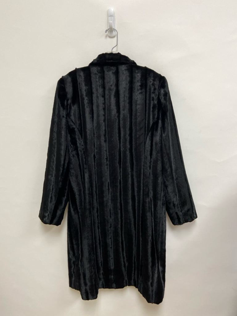 Size 10 Black Faux Fur Ladies Jacket