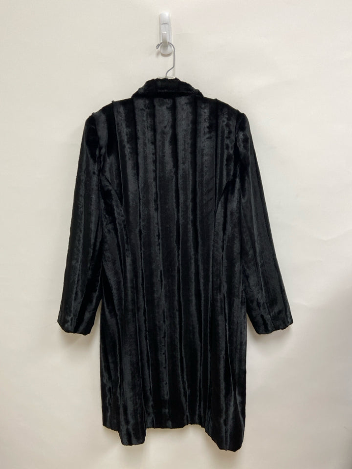Size 10 Black Faux Fur Ladies Jacket